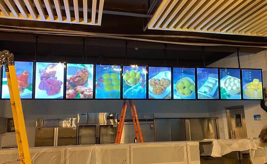 磁吸點(diǎn)餐燈箱(圖1)